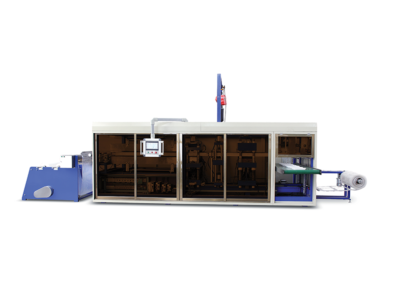 Thermoforming machine for PP and PET materials
