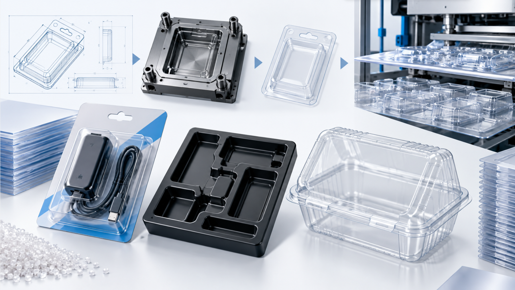 Custom thermoformed packaging from mold design to production